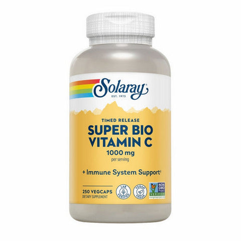 Solaray, Buffered Super Bio Vitamin C, 1000 Mg, 250 Veg Caps Solaray