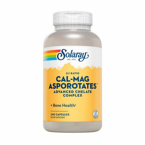 Solaray, 2:1 Ratio Calcium Magnesium Asporotates, 240 Caps Solaray