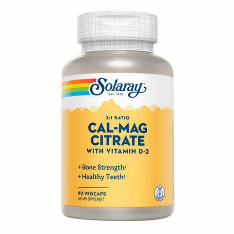 Solaray, Cal-Mag Citrate, 400 IU, 90 Caps Solaray