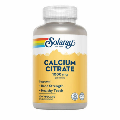 Solaray, Calcium Citrate, 120 Caps Solaray