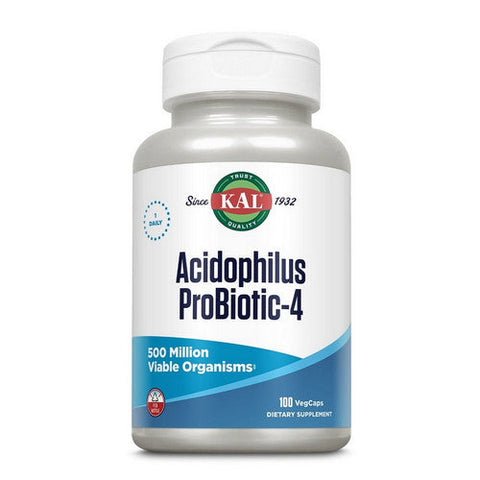 Kal, Acidophilus Probiotic-4, 100 Caps Kal