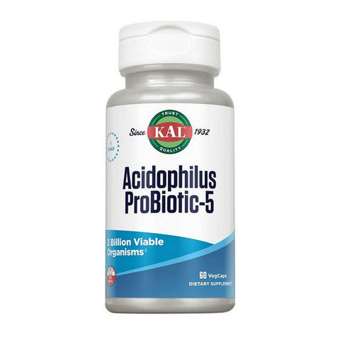 Kal, Acidophilus Probiotic-5, 60 Caps Kal