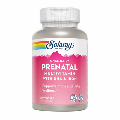 Solaray, Once Daily Prenatal, 90 Caps Solaray