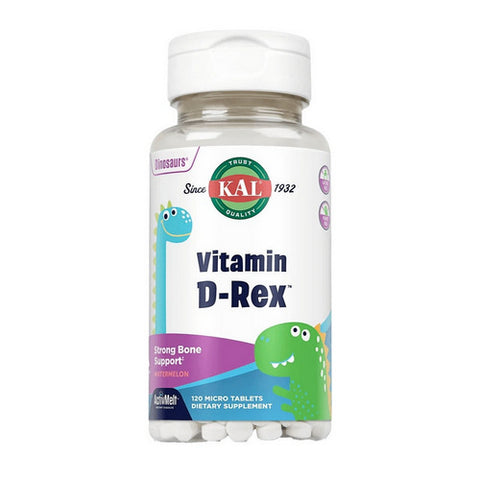 Kal, Vitamin D-Rex ActivMelt, Watermelon 120 Tabs Kal