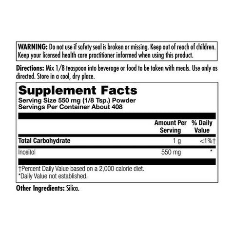 Kal, Inositol, 550 mg, 8 Oz Kal