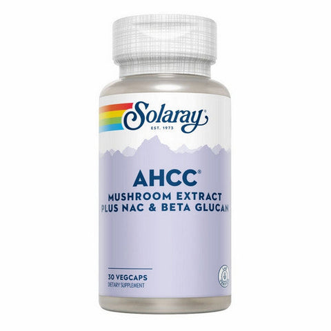 Solaray, AHCC Plus NAC & Beta Glucan, 30 Caps Solaray