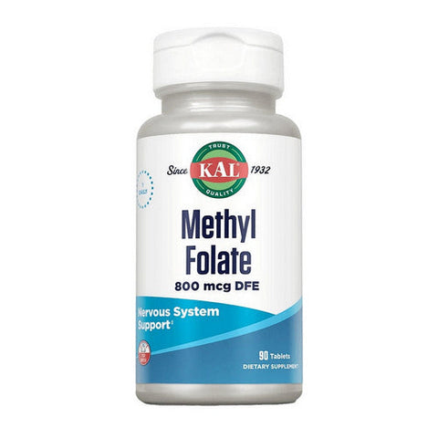 Kal, Methyl Folate, 800 Mcg DFE, 90 Tabs Kal