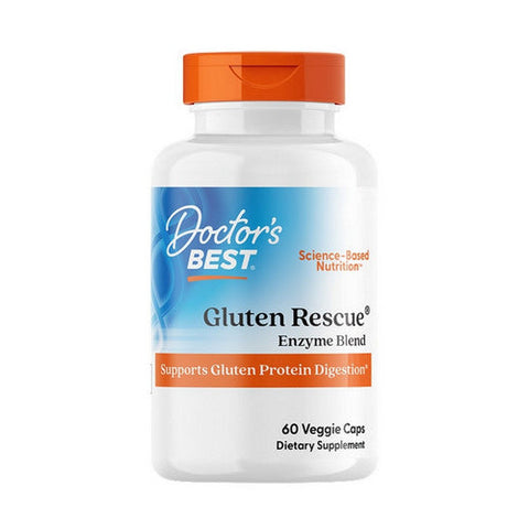 Doctors Best, Gluten Rescue with Glutalytic, 60 Veggie Caps Doctors Best