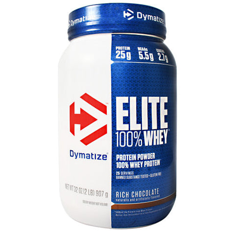 Dymatize, Elite Whey Protein, Chocolate 2 lbs Dymatize