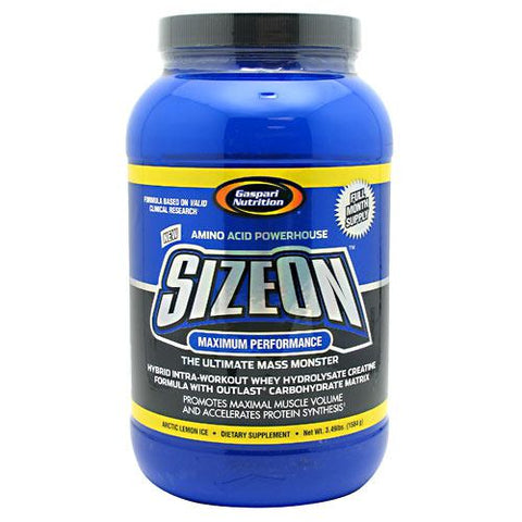 Gaspari Nutrition, Sizeon, Lemon Ice 3.49 lbs Gaspari Nutrition