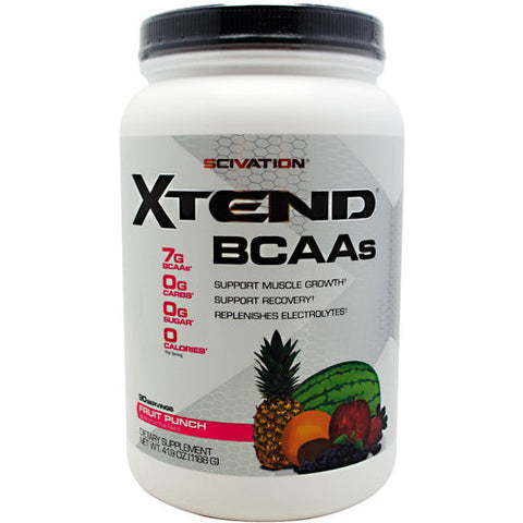 Scivation, XTEND, Fruit Punch 90 serving Scivation