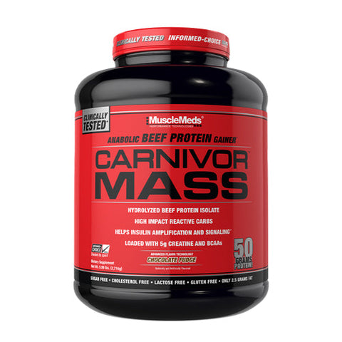 Muscle Meds, Carnivor Mass, Chocolate Fudge 5.7 lbs Muscle Meds