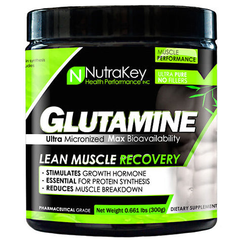 Nutrakey, L-GLUTAMINE, 300 grams Nutrakey
