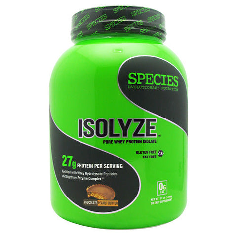 Species Nutrition, ISOLYZE, Peanut Butter 44 serving Species Nutrition