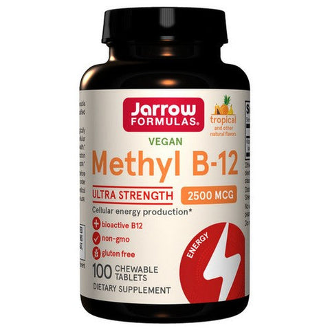 Jarrow Formulas, Methyl B-12, 2500 Mcg, Tropical 100 Lozenges Jarrow Formulas
