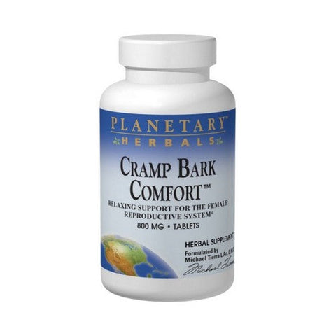 Planetary Herbals, Cramp Bark Comfort, 800 Mg, 120 Tabs Planetary Herbals
