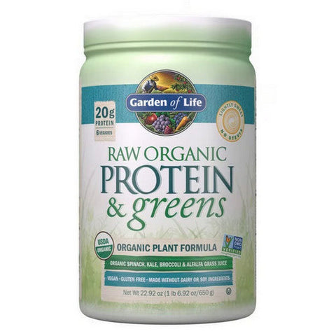 Garden of Life, Raw Protein and Greens, Light Sweet 651g Garden of Life