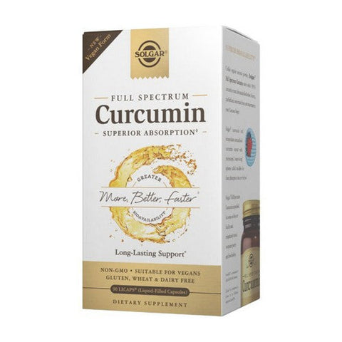 Solgar, Full Spectrum Curcumin, 90 Caps Solgar