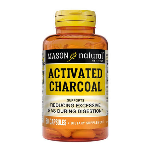 Mason, Activated Vegetable Charcoal, 60 Caps Mason