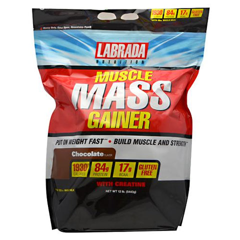 LABRADA NUTRITION, Muscle Mass Gainer, Vanilla 6 lbs LABRADA NUTRITION