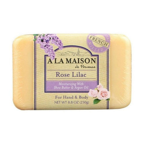 A La Maison, Bar Soap Rose Lilac, 8.8 Oz A La Maison