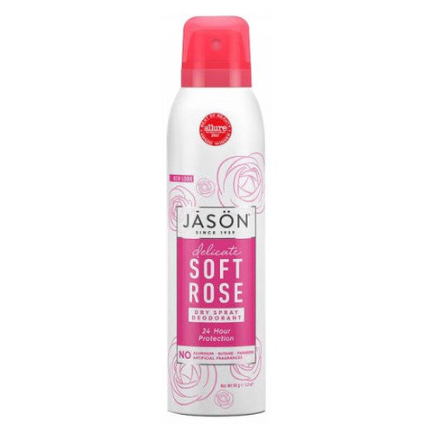 Jason Natural Products, Deodorant Spray, Soft Rose 3.8 Oz Jason Natural Products