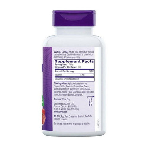 Natrol, Fast Dissolve Melatonin, 5 Mg, 150 Tabs Natrol
