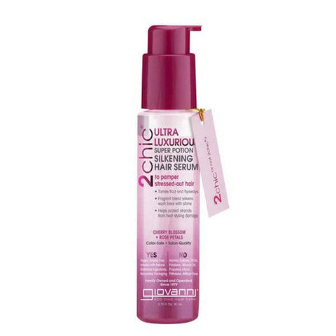 Giovanni Cosmetics, 2Chic Ultra Luxurious Super Potion Hair Serum Cherry Blossoms, 2.75 Oz Giovanni Cosmetics