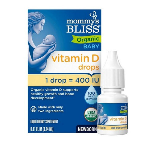 Mommys bliss, Organic Vitamin D Drops, .11 Oz Mommys bliss