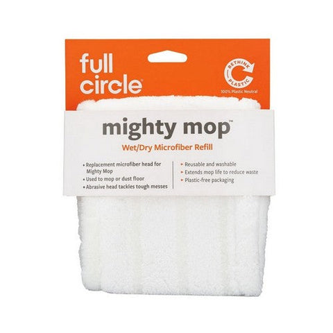 Full Circle Home, Mighty Mop Replacement Microfiber Head, 1 Count Full Circle Home