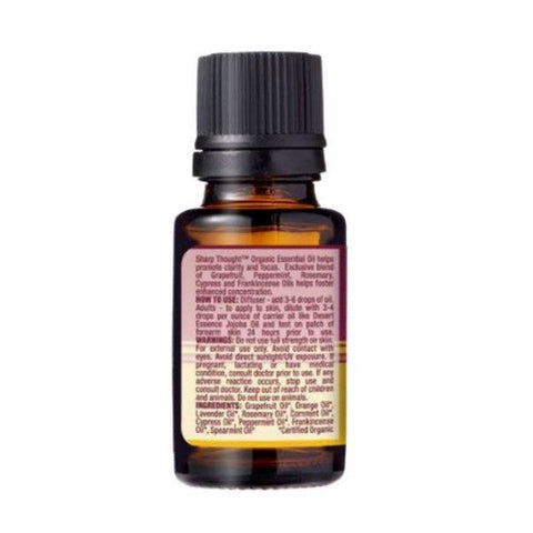Desert Essence, Sharp Thought Organic Essential Oil, .5 Oz Desert Essence