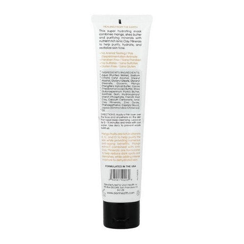 Zion Health, Adama Clay Face Mask Hydrating Mango Shea, 4 Oz Zion Health
