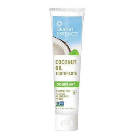 Desert Essence, Coconut Oil Toothpaste, 6.25 Oz Desert Essence