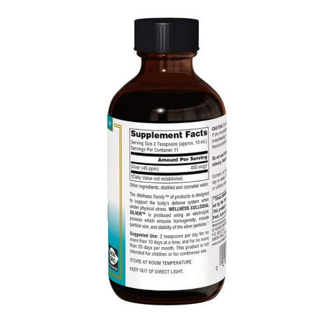 Source Naturals, Wellness Colloidal Silver, 45 PPM, 4 Oz Source Naturals