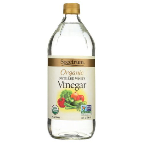 Spectrum Oils, Organic Distilled White Vinegar, 32 Oz(Case Of 6) Spectrum Oils