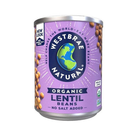 Westbrae, Organic Lentil Beans Fat Free, 15 Oz(Case Of 6) Westbrae