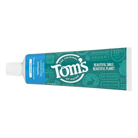 Tom's Of Maine, Toothpaste Fluoride Free Fresh Mint, 3 Oz(Case Of 3) Tom's Of Maine