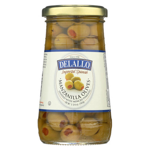 Delallo, Stuffed Manzanilla Olives, 5.75 Oz Delallo