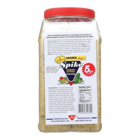Modern Sports Nutrition, Spike Gourmet Natural Seasoning, 5 lbs