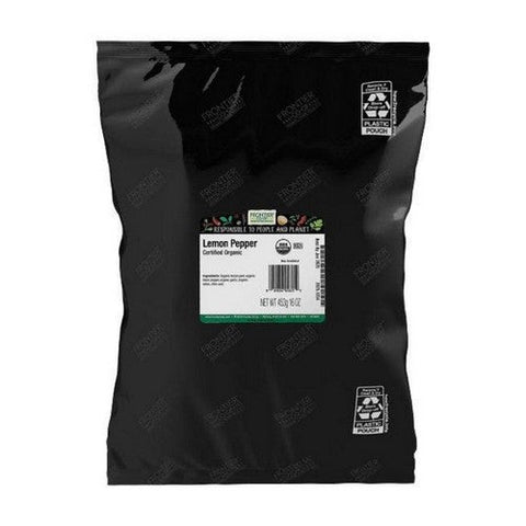 Frontier Coop, Organic Lemon Pepper, 16 Oz Frontier Coop