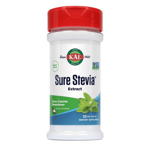 Kal, Pure Stevia Extract, Unflavored 3.5 Oz Kal
