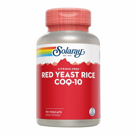 Solaray, Red Yeast Rice CoQ-10, 90 Veg Caps Solaray