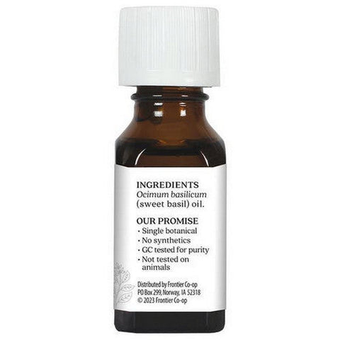Aura Cacia, Essential Oil Basil, (ocimum basilcum) 0.5 Fl Oz Aura Cacia