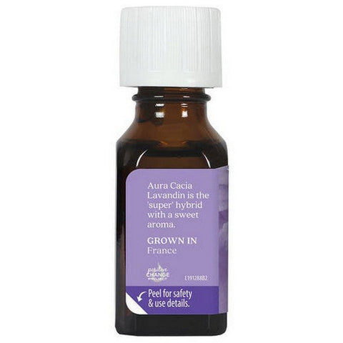 Aura Cacia, Essential Oil Lavandin, (lavandula intermedia) 0.5 Fl Oz Aura Cacia