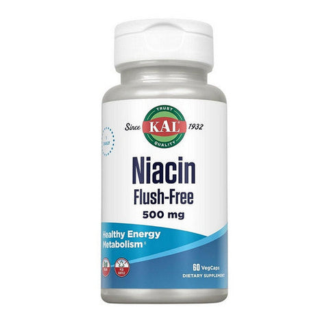 Kal, Niacin Flush Free, 60 Veg Caps Kal
