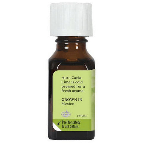 Aura Cacia, Essential Oil Lime, (citrus aurantifolia) 0.5 Fl Oz Aura Cacia