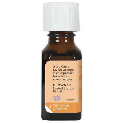 Aura Cacia, Essential Oil Orange Sweet, (citrus sinensis) 0.5 Fl Oz Aura Cacia