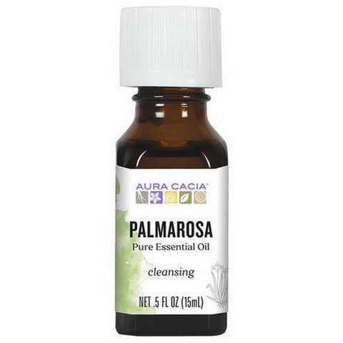 Aura Cacia, Essential Oil Palmarosa, (cymbopogon martini) 0.5 Fl Oz Aura Cacia