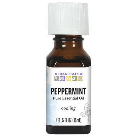 Aura Cacia, Essential Oil, (Peppermint) 0.5 Fl Oz Aura Cacia