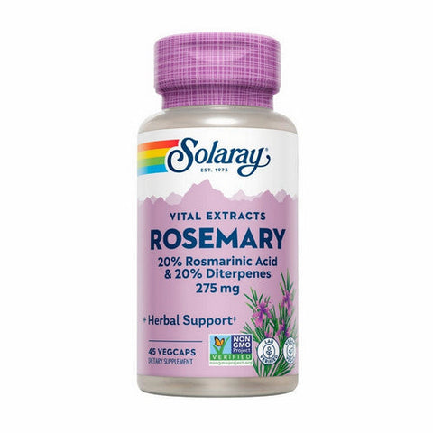 Solaray, Vital Extracts Rosemary, 275 mg, 45 Veg Caps Solaray